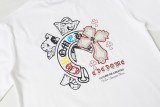 Chrome Hearts Fashion Embroidered Cross T-shirt Unisex Casual Versatile Short Sleeve
