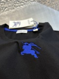 Burberry Classic Embroidered War Horse T-shirt Unisex Loose Casual Short Sleeve