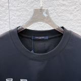 Louis Vuitton Classic Embroidered Logo T-shirt Unisex Versatile Loose Short Sleeve