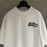 Balenciaga Classic Embroidered Logo Short Sleeve Unisex Loose Casual T-shirt