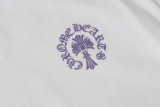 Chrome Hearts Classic Sanskrit Cross Print T-shirt Unisex Versatile Loose Short Sleeve