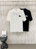 Burberry 26SS Classic Embroidered War Horse Logo T-shirt Unisex Versatile Casual Short Sleeve