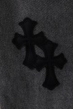 Chrome Hearts New Unisex Classic Leather Cross Casual Jeans
