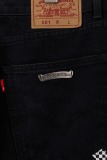 Chrome Hearts Unisex Classic Versatile Leather Cross Casual Jeans