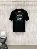 Louis Vuitton 26SS Classic Embroidered Logo T-shirt Unisex Versatile Casual Short Sleeve
