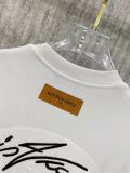 Louis Vuitton 26SS Classic Embroidered Logo T-shirt Unisex Versatile Casual Short Sleeve