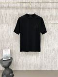 Louis Vuitton Classic Embroidered Logo T-shirt Couple Versatile Casual Short Sleeve