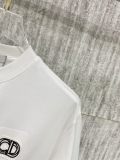 Dior Classic Embroidered Logo T-shirt Unisex Versatile Casual Short Sleeve
