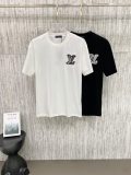 Louis Vuitton 26SS Classic Embroidered Logo T-shirt Unisex Versatile Casual Short Sleeve