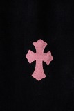 Chrome Hearts Unisex Classic Versatile Leather Cross Casual Jeans