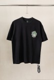 Chrome Hearts Fashion Inkjet Printed Short Sleeve Unisex Loose Casual T-shirt