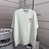Chrome Hearts 26SS Fashion Sanskrit Horseshoe Print T-shirt Unisex Casual Washed Short Sleeve