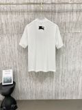 Burberry 26SS Classic Embroidered War Horse Logo T-shirt Unisex Versatile Casual Short Sleeve