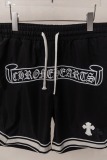 Chrome Hearts Classic Embroidered Shorts Unisex Versatile Loose Casual Sports Pants