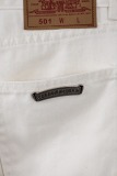 Chrome Hearts Unisex Classic Versatile Leather Cross Casual Jeans