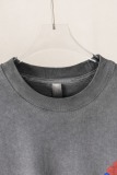 Chrome Hearts Fashion Foam Cross Printed Short Sleeve Unisex Loose Casual T-shirt