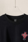 Chrome Hearts Classic Embroidered Short Sleeve Unisex Loose Casual T-shirt