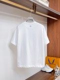 Fendi 26SS Fashion Embroidered Logo T-shirt Unisex Casual Versatile Short Sleeve