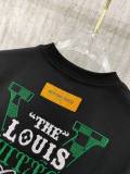 Louis Vuitton 26SS Classic Embroidered Logo T-shirt Unisex Versatile Casual Short Sleeve