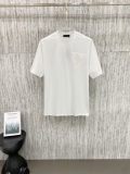 Louis Vuitton Classic Embroidered Logo T-shirt Couple Versatile Casual Short Sleeve