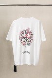 Chrome Hearts Fashion Inkjet Printed Short Sleeve Unisex Loose Casual T-shirt