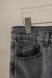 Chrome Hearts New Unisex Classic Leather Cross Casual Jeans