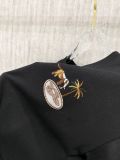 Louis Vuitton 26SS Fashion Animal Embroidery T-shirt Unisex Versatile Casual Short Sleeve