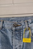 Chrome Hearts New Unisex Classic Leather Cross Casual Jeans