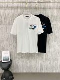 Louis Vuitton 26SS Classic Embroidered Logo T-shirt Unisex Versatile Casual Short Sleeve