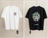Chrome Hearts Fashion Inkjet Printed Short Sleeve Unisex Loose Casual T-shirt