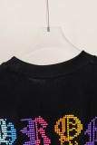 Chrome Hearts Classic Embroidered Short Sleeve Unisex Loose Casual T-shirt