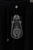 Chrome Hearts Unisex Classic Patchwork Embroidered Versatile Loose Casual Sports Pants