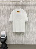 Louis Vuitton Minimally Embroidered T-shirt Couple Versatile Casual Short Sleeve