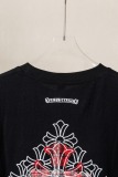 Chrome Hearts Classic Embroidered Short Sleeve Unisex Loose Casual T-shirt