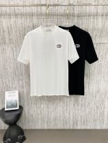 Dior Classic Embroidered Logo T-shirt Unisex Versatile Casual Short Sleeve Dior Classic Embroidered Logo T-shirt Unisex Versatile Casual Short Sleeve