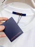 Louis Vuitton 26SS Fashion 7A Antibacterial Printed T-shirt Unisex Casual Versatile Short Sleeve