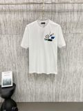 Louis Vuitton 26SS Classic Embroidered Logo T-shirt Unisex Versatile Casual Short Sleeve