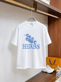 Loewe 26SS Fashion Foam Printed T-shirt Unisex Casual Versatile Short Sleeve
