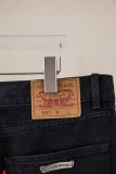 Chrome Hearts Unisex Classic Versatile Leather Cross Casual Jeans
