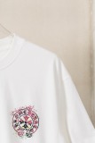 Chrome Hearts Fashion Inkjet Printed Short Sleeve Unisex Loose Casual T-shirt