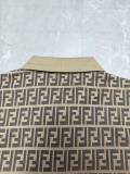 Fendi 26SS Classic Full GG Printed Collar Short Sleeved Polo Shirt