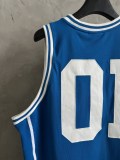 Balenciaga Couple Fashion Versatile Patchwork Embroidered Logo Basketball Tank Top