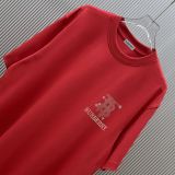 Burberry Personalized Embroidered Logo Short Sleeve Couple Fashion Casual Versatile T-shirt