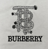 Burberry Personalized Embroidered Logo Short Sleeve Couple Fashion Casual Versatile T-shirt
