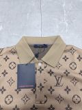 Louis Vuitton 26SS New Classic Full Logo Button Collar Polo Shirt Short Sleeve