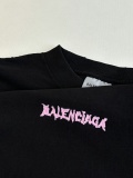 Balenciaga Fashion Personalized Logo Round Neck Short Sleeve Unisex Casual Loose T-shirt