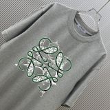 Loewe Fashion Logo Printed Short Sleeve Couple Fashion Casual Versatile T-shirt