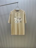 Louis Vuitton Fashion Inkjet Logo Printed Short Sleeves Unisex Fashion Casual Versatile T-shirt