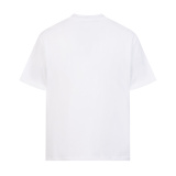 Fendi Fashion Embroidery Logo Short Sleeve Couple Fashion Casual Versatile T-shirt