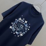 Louis Vuitton 26SS Fashion Logo Printed T-shirt Unisex Casual Versatile Short Sleeve